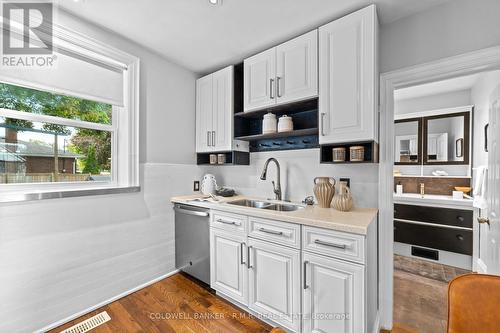 79 Victoria Avenue N, Kawartha Lakes (Lindsay), ON - Indoor Photo Showing Kitchen With Double Sink