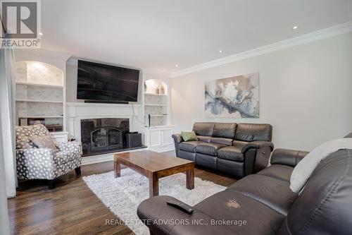 767 Indian Road, Mississauga, ON - Indoor Photo Showing Living Room With Fireplace