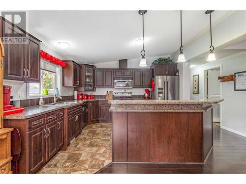 610 Katherine Road Unit# 70, West Kelowna, BC - Indoor Photo Showing Kitchen With Double Sink