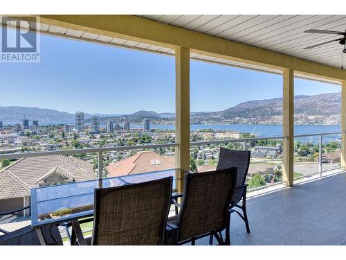 647 Royal Pine Drive, Kelowna, BC - Outdoor With Body Of Water With Deck Patio Veranda With View With Exterior