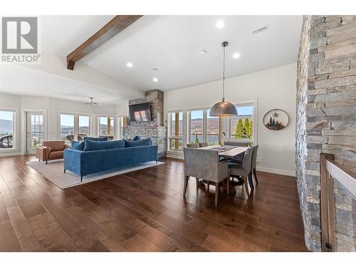 647 Royal Pine Drive, Kelowna, BC - Indoor With Fireplace