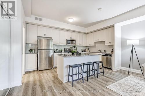 B602 - 5279 Highway  7 Road, Vaughan (Vaughan Grove), ON - Indoor Photo Showing Kitchen With Stainless Steel Kitchen