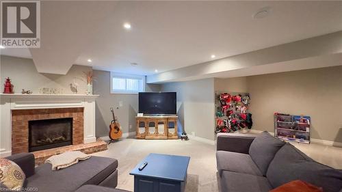 265 Summerside Place, Saugeen Shores, ON - Indoor Photo Showing Living Room With Fireplace