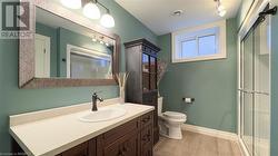 Lower level 3pc bathroom - 