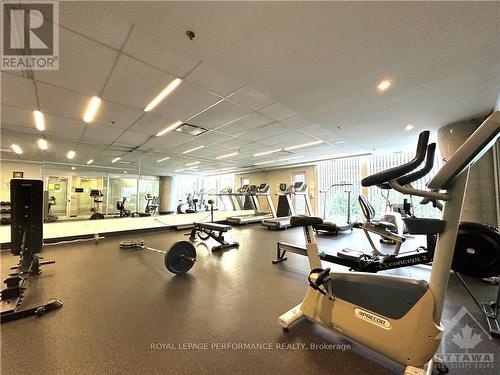 1601 - 40 Nepean Street, Ottawa, ON - Indoor Photo Showing Gym Room