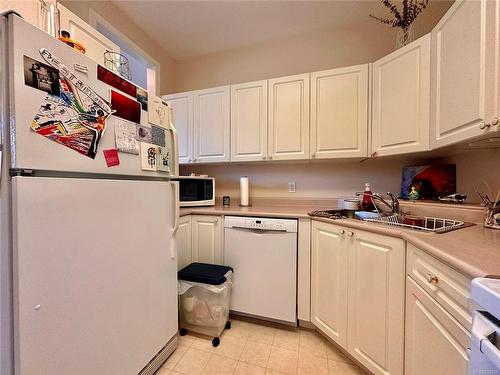 205-501 4Th St, Courtenay, BC - Indoor Photo Showing Kitchen With Double Sink