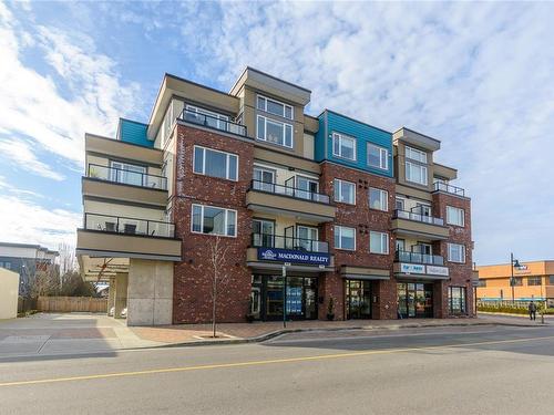 Ph403-2409 Bevan Ave, Sidney, BC - Outdoor With Balcony With Facade