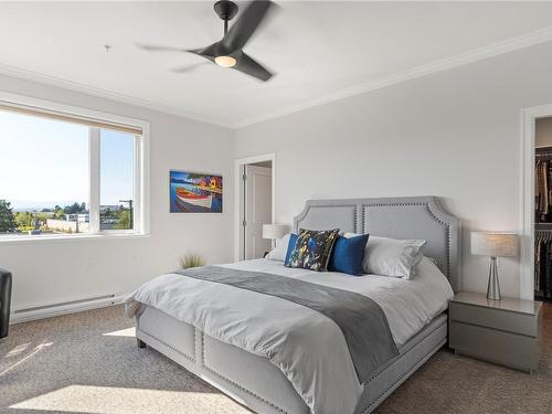 Ph403-2409 Bevan Ave, Sidney, BC - Indoor Photo Showing Bedroom