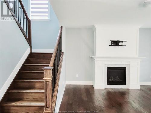 1611 Virtue Lane Unit# Upper Level, Windsor, ON - Indoor With Fireplace