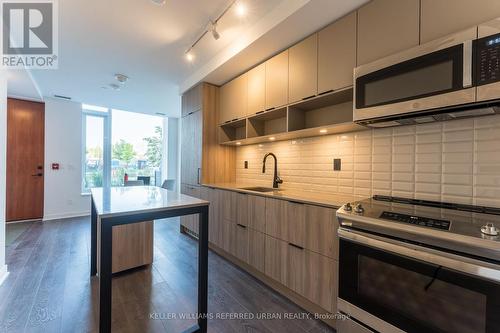 S107 - 180 Mill Street, Toronto, ON - Indoor Photo Showing Kitchen With Upgraded Kitchen