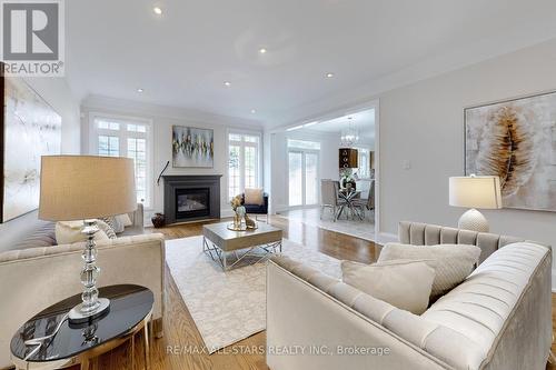 143 Napa Hill Court, Vaughan, ON - Indoor Photo Showing Living Room With Fireplace