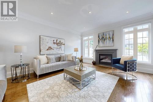 143 Napa Hill Court, Vaughan, ON - Indoor Photo Showing Living Room With Fireplace