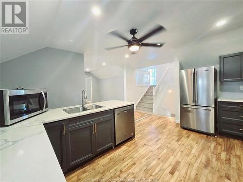 342 Renaud Line, Lakeshore, ON - Indoor Photo Showing Kitchen With Double Sink