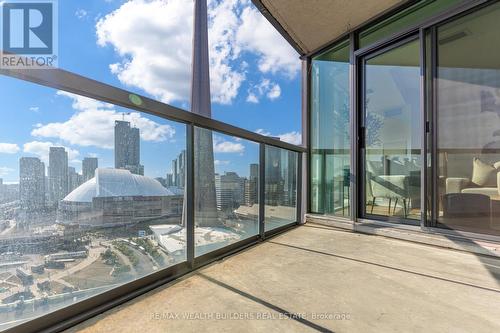 3001 - 30 Grand Trunk Crescent, Toronto (Waterfront Communities), ON -  With Balcony With View