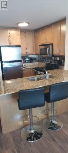 3903 - 50 Absolute Avenue, Mississauga (City Centre), ON - Indoor Photo Showing Kitchen With Double Sink