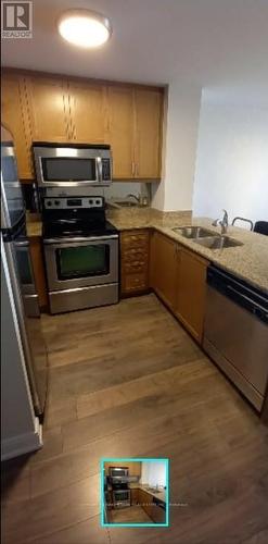 3903 - 50 Absolute Avenue, Mississauga (City Centre), ON - Indoor Photo Showing Kitchen With Double Sink