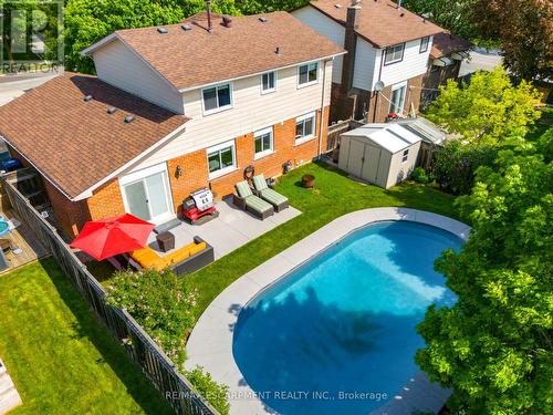 95 Elgin Drive, Brampton, ON - Outdoor With In Ground Pool With Deck Patio Veranda