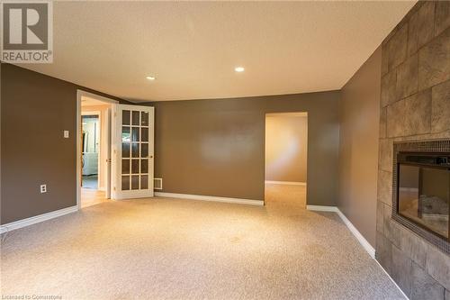 498 Sparling Crescent, Burlington, ON - Indoor Photo Showing Other Room With Fireplace