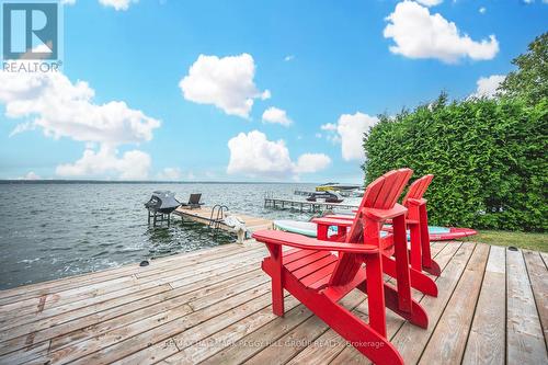 46 Gooch Park Drive, Innisfil, ON - Outdoor With Body Of Water With Deck Patio Veranda With View