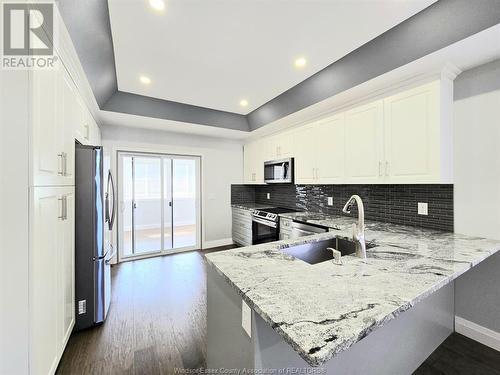 3645 Riberdy Road, Windsor, ON - Indoor Photo Showing Kitchen With Double Sink With Upgraded Kitchen