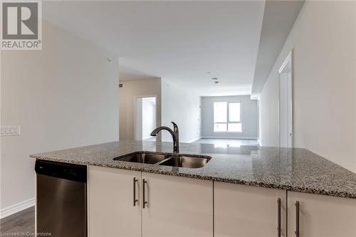 Kitchen Countertop - 150 Oak Park Boulevard Unit# 320, Oakville, ON - Indoor Photo Showing Kitchen With Double Sink With Upgraded Kitchen