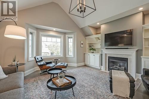 5217 Nova Crescent, Burlington, ON - Indoor Photo Showing Living Room With Fireplace