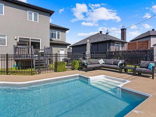 Pool - 17330 Rue André-Prévost, Mirabel, QC - Outdoor With In Ground Pool With Deck Patio Veranda