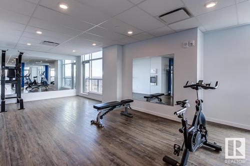 #2507 9009 85 St Nw, Edmonton, AB - Indoor Photo Showing Gym Room