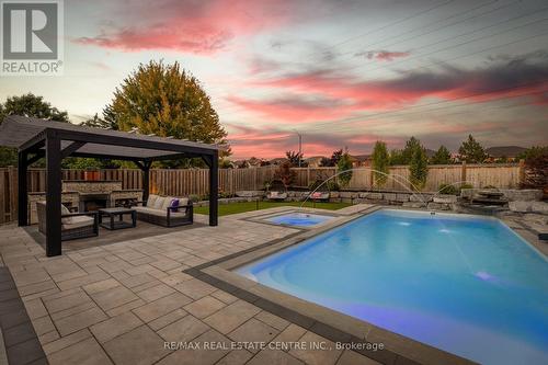 884 Hemlock Drive, Milton, ON - Outdoor With In Ground Pool