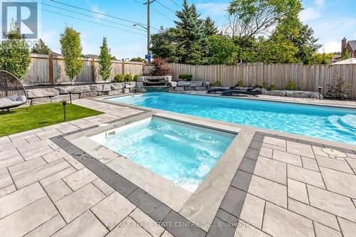 884 Hemlock Drive, Milton, ON - Outdoor With In Ground Pool With Backyard