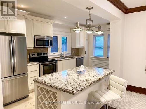 Main - 325 Willard Avenue, Toronto (Runnymede-Bloor West Village), ON - Indoor Photo Showing Kitchen With Double Sink With Upgraded Kitchen