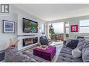 3069 Ourtoland Road, West Kelowna, BC  - Indoor Photo Showing Living Room With Fireplace 