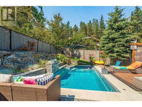 3069 Ourtoland Road, West Kelowna, BC - Outdoor With In Ground Pool With Backyard