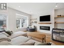 117 3409 Harper Road, Coquitlam, BC  - Indoor Photo Showing Living Room With Fireplace 