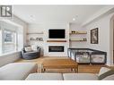 117 3409 Harper Road, Coquitlam, BC  - Indoor Photo Showing Living Room With Fireplace 