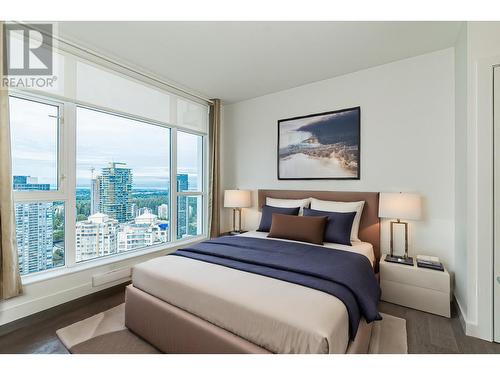 4102 4670 Assembly Way, Burnaby, BC - Indoor Photo Showing Bedroom