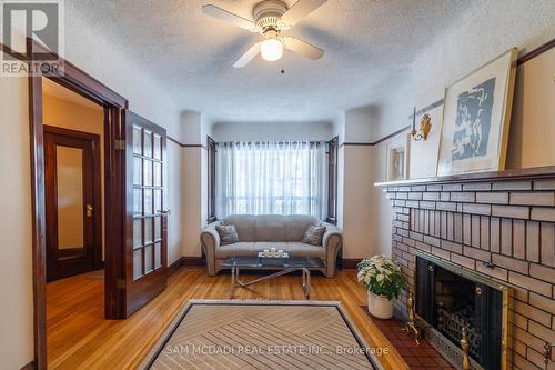 25 Sylvan Avenue, Toronto (Dufferin Grove), ON - Indoor With Fireplace