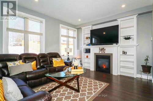 1629 Cahill Drive, Peterborough (Otonabee), ON - Indoor Photo Showing Living Room With Fireplace