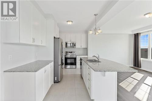 301 Sweetclover Way, Ottawa, ON - Indoor Photo Showing Kitchen With Stainless Steel Kitchen With Double Sink With Upgraded Kitchen