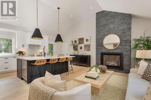 212 Ascot Place, Burlington, ON - Indoor Photo Showing Living Room With Fireplace