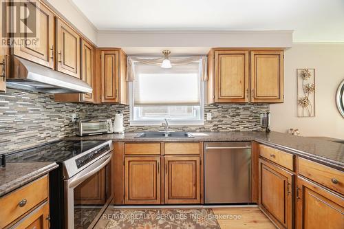 102 Leander Street, Brampton, ON - Indoor Photo Showing Kitchen With Double Sink