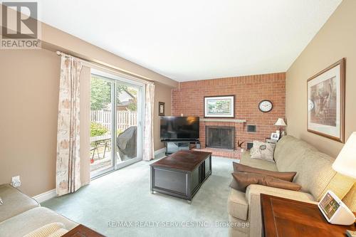 102 Leander Street, Brampton (Westgate), ON - Indoor Photo Showing Living Room With Fireplace