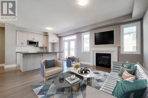 1187 Milland Drive, Oakville, ON - Indoor Photo Showing Living Room With Fireplace