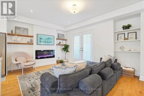 3 - 2071 Ghent Avenue, Burlington, ON - Indoor Photo Showing Living Room With Fireplace