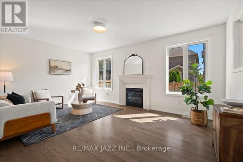 81 Masterman Crescent, Oakville, ON - Indoor Photo Showing Living Room With Fireplace