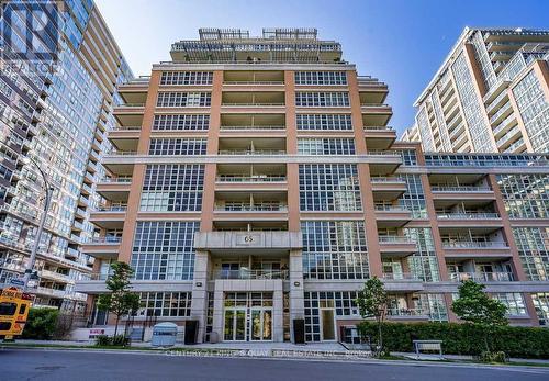 612 - 65 East Liberty Street, Toronto (Niagara), ON - Outdoor With Balcony With Facade