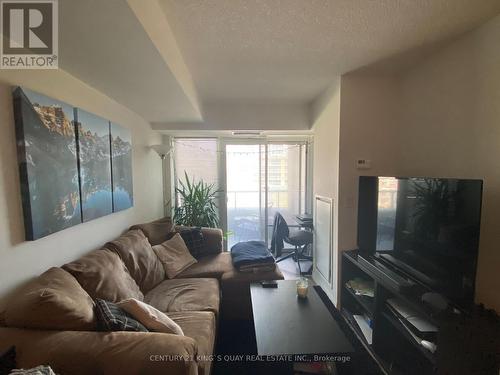 612 - 65 East Liberty Street, Toronto (Niagara), ON - Indoor Photo Showing Living Room With Fireplace