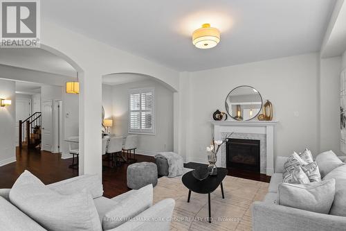 718 West Park Avenue, Bradford West Gwillimbury (Bradford), ON - Indoor Photo Showing Living Room With Fireplace