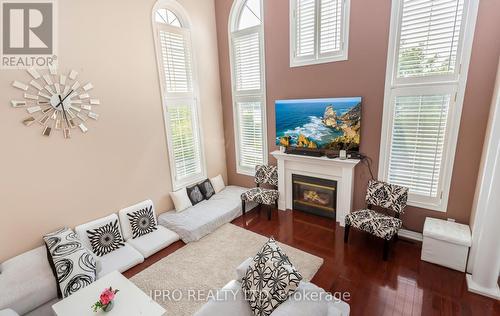 70 Southlake Boulevard, Brampton (Madoc), ON - Indoor Photo Showing Living Room With Fireplace