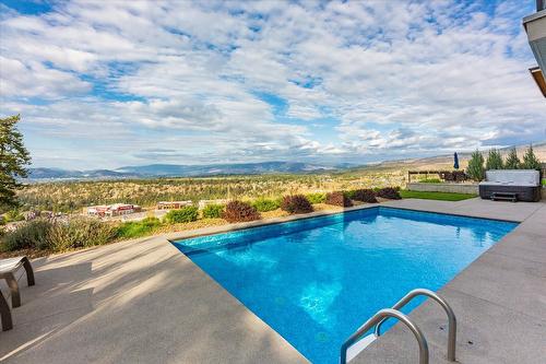 980 Ledgeview Court, Kelowna, BC - Outdoor With In Ground Pool With View